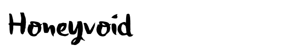 Honeyvoid font preview